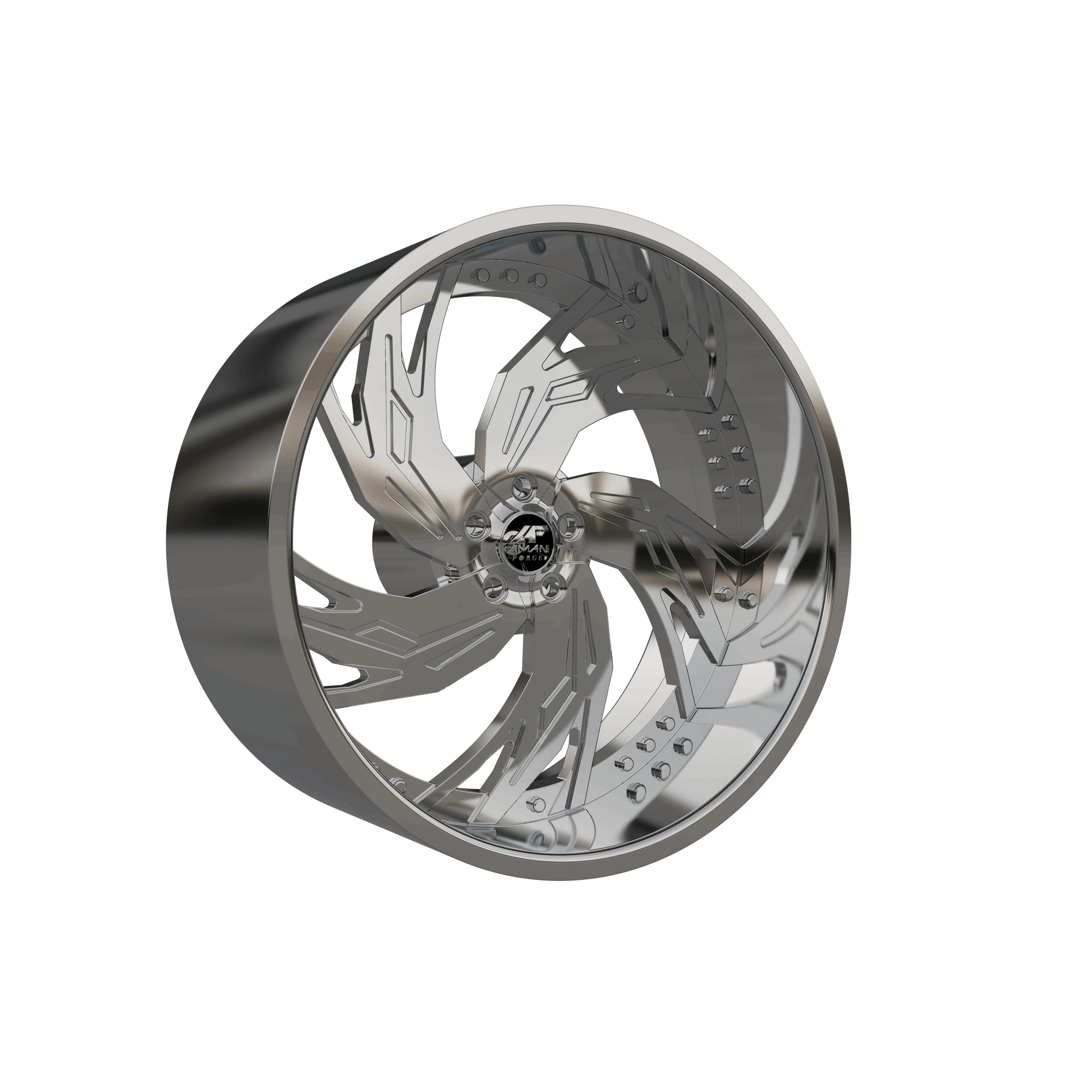 STL FILE AMANI FORGED BOCCA ORIGINAL FORGED WHEEL 3D MODEL - ARTISTIT