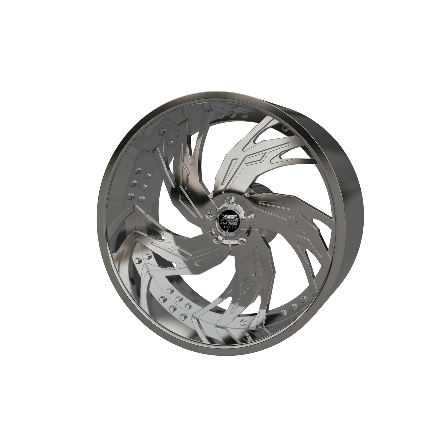 STL FILE AMANI FORGED BOCCA ORIGINAL FORGED WHEEL 3D MODEL - ARTISTIT
