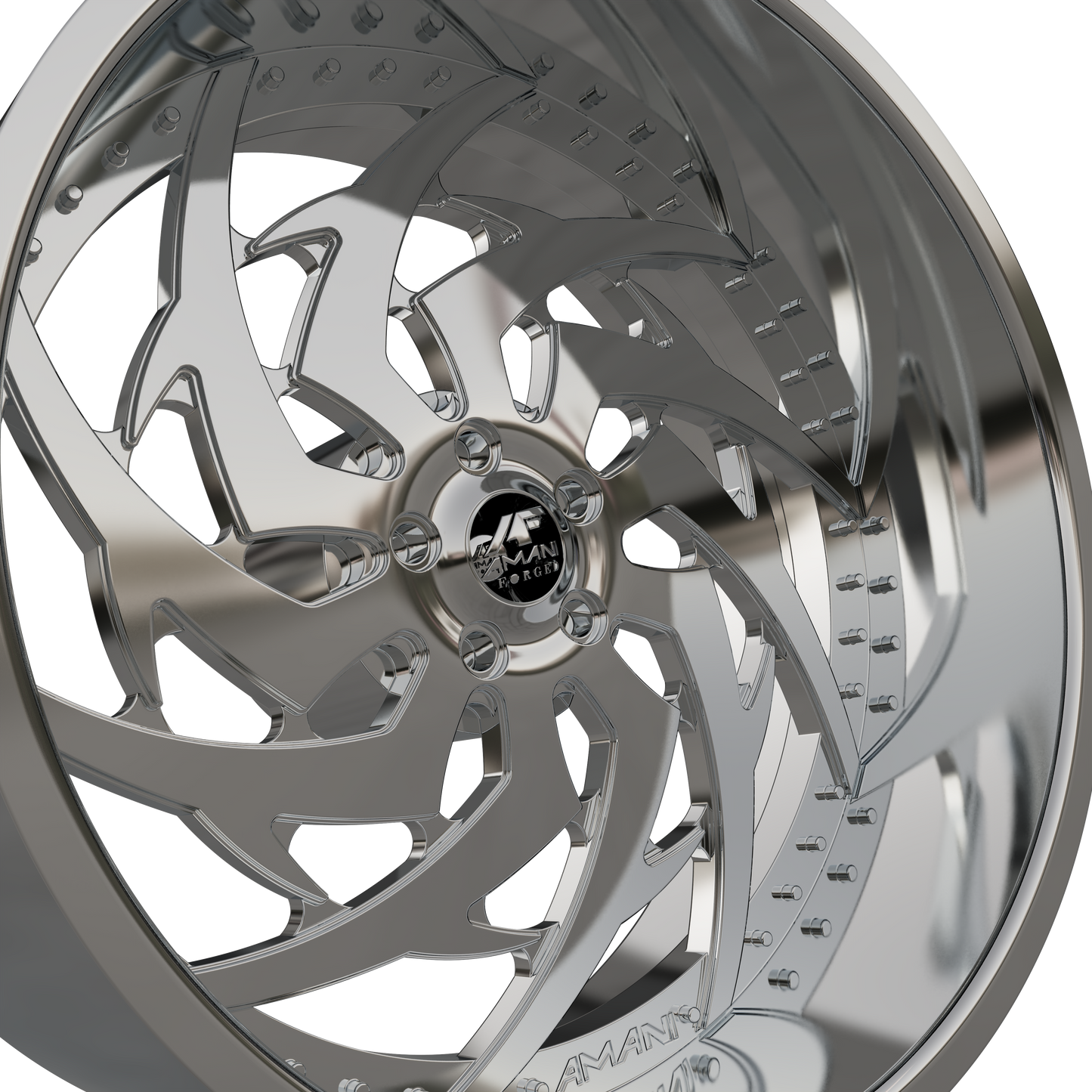 STL FILE AMANI FORGED CAPISCO ORIGINAL FORGED WHEEL 3D MODEL - ARTISTIT