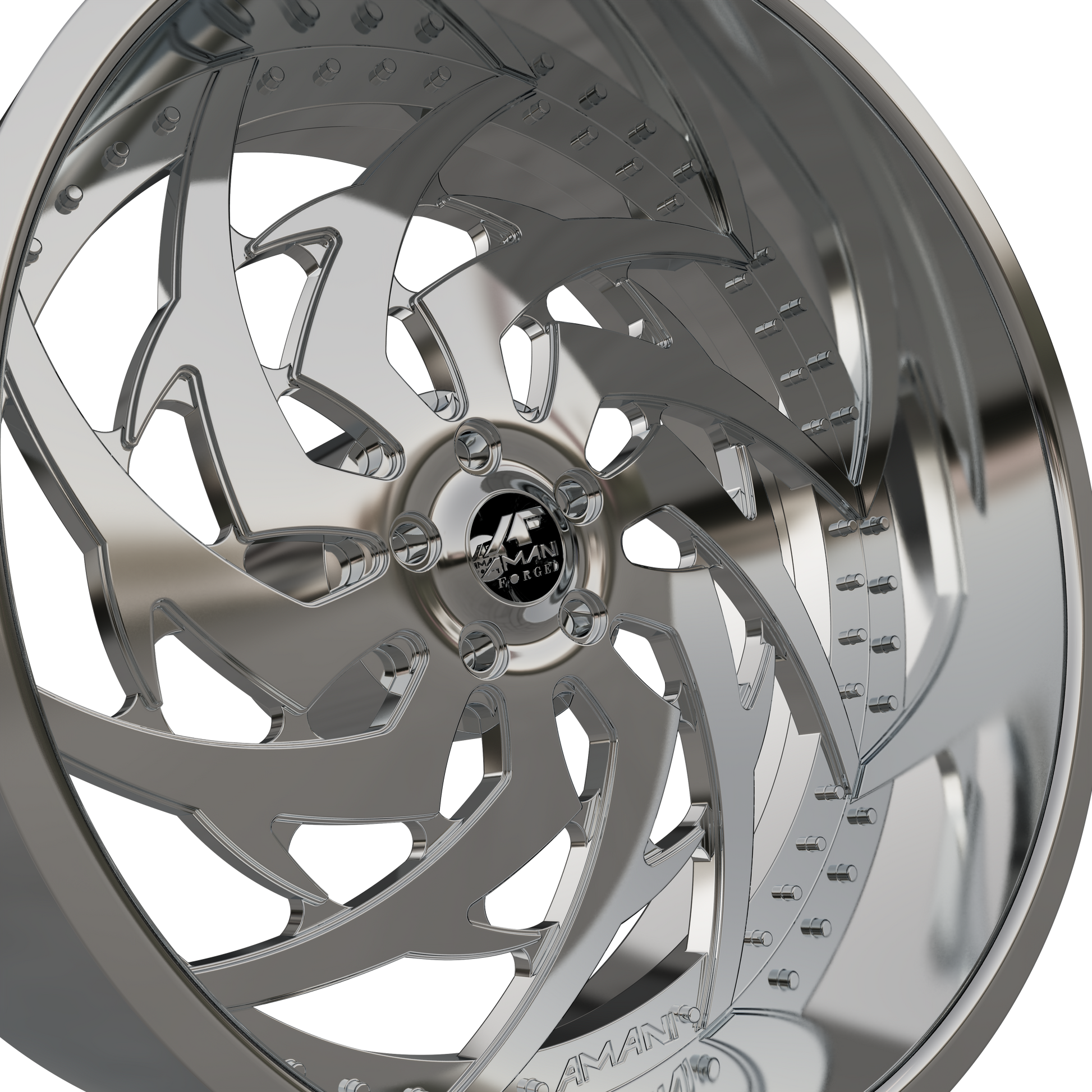 STL FILE AMANI FORGED CAPISCO ORIGINAL FORGED WHEEL 3D MODEL - ARTISTIT