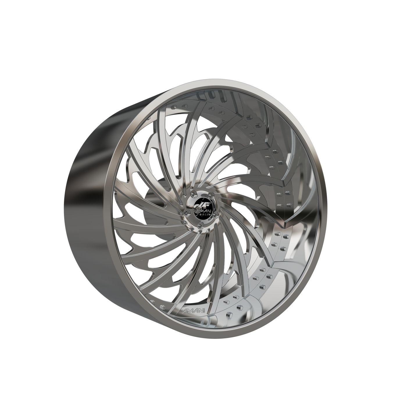 STL FILE AMANI FORGED CUSTOM CAPISCO ORIGINAL FORGED WHEEL 3D MODEL - ARTISTIT