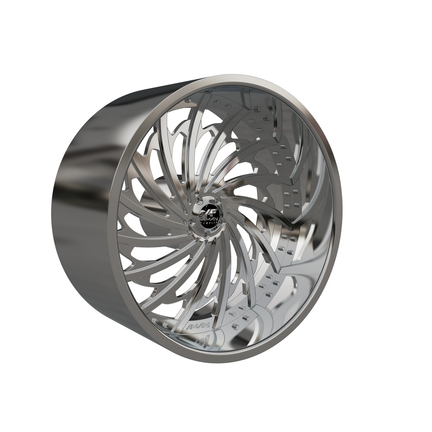 STL FILE AMANI FORGED CUSTOM CAPISCO ORIGINAL FORGED WHEEL 3D MODEL - ARTISTIT