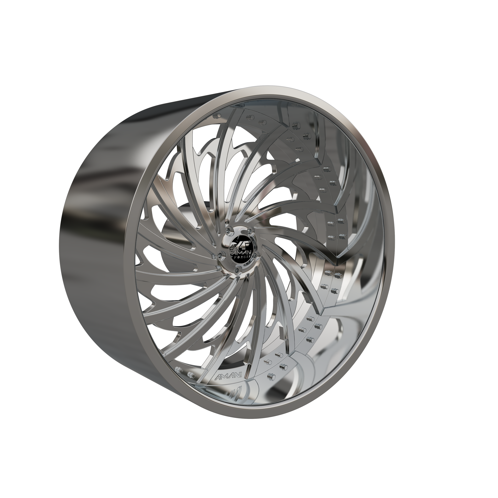 STL FILE AMANI FORGED CUSTOM CAPISCO ORIGINAL FORGED WHEEL 3D MODEL - ARTISTIT
