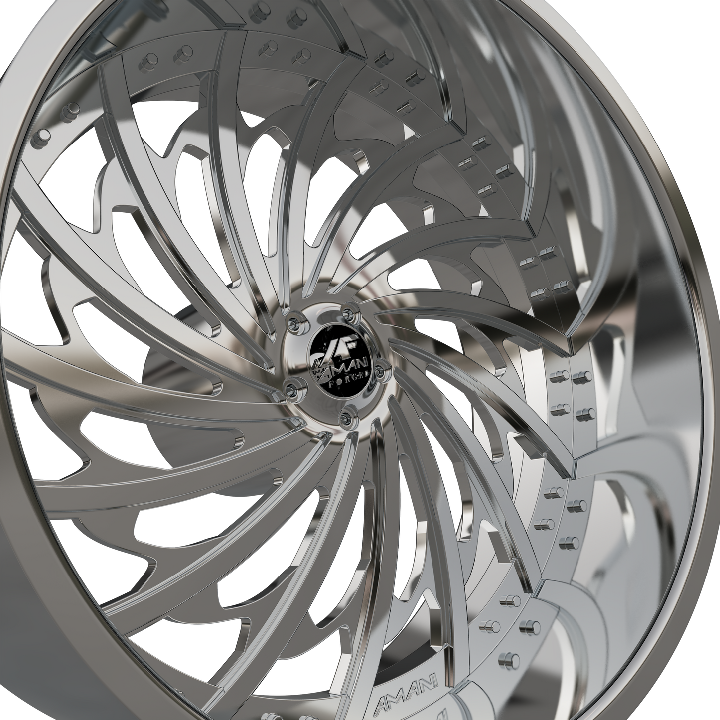 STL FILE AMANI FORGED CUSTOM CAPISCO ORIGINAL FORGED WHEEL 3D MODEL - ARTISTIT
