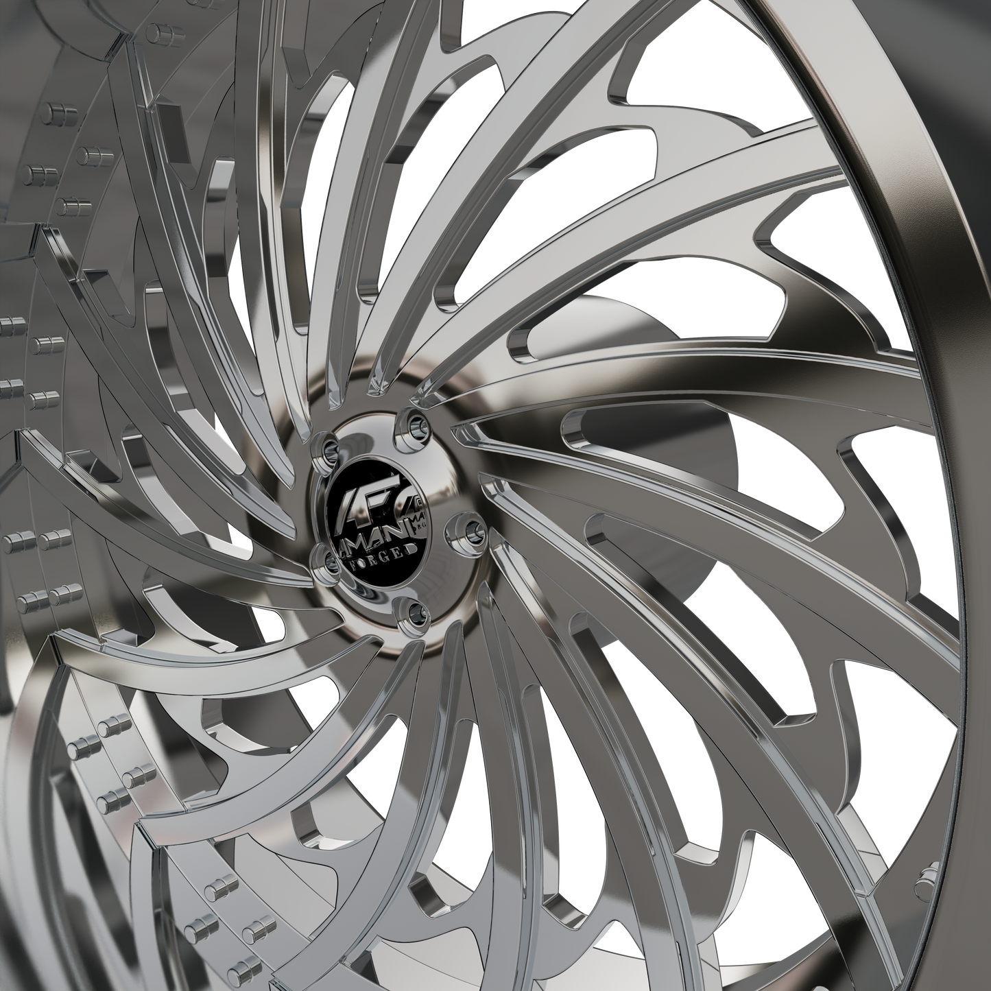 STL FILE AMANI FORGED CUSTOM CAPISCO ORIGINAL FORGED WHEEL 3D MODEL - ARTISTIT