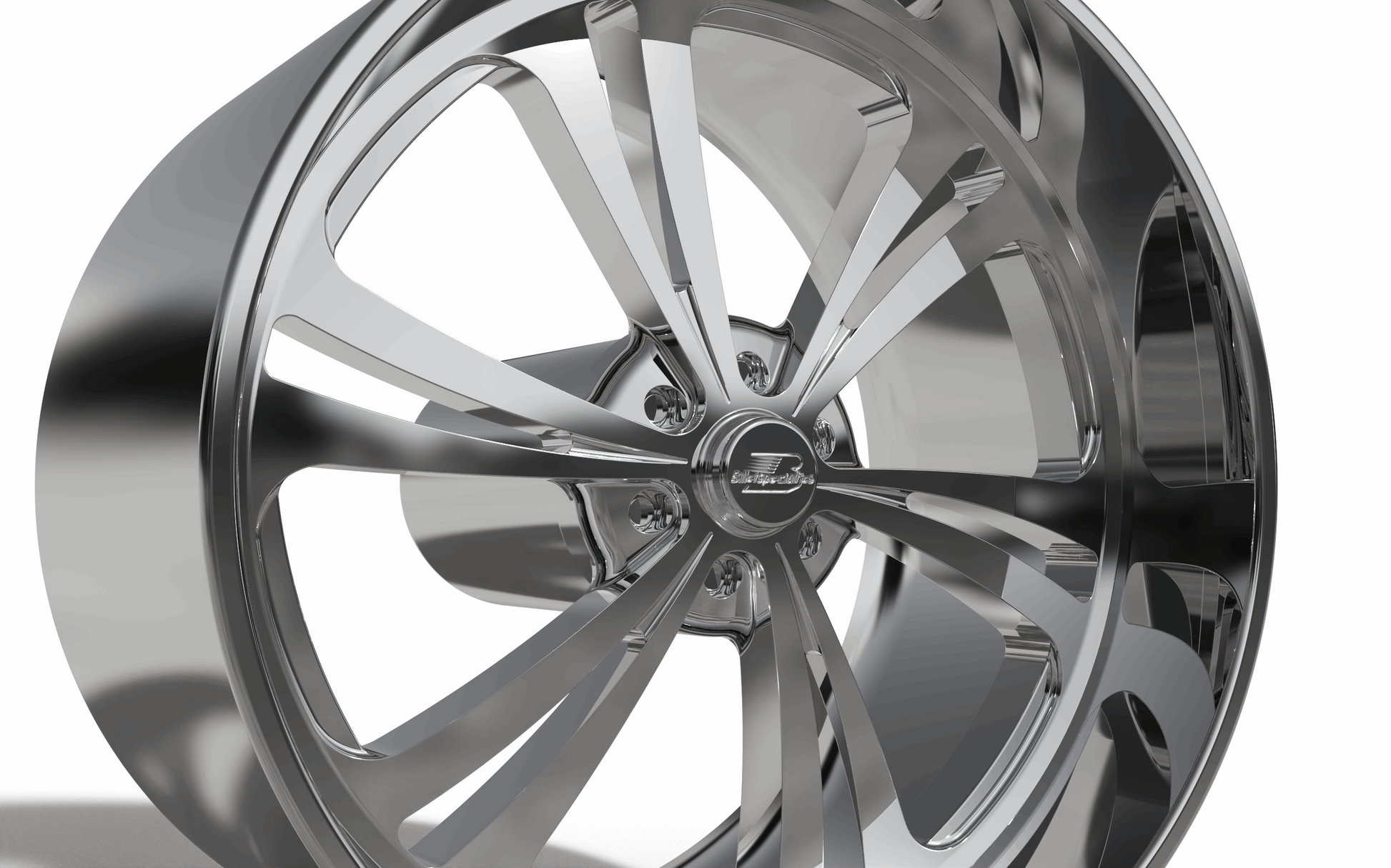 STL FILE BILLET SPECIALTIES SLG56 - SWEEP 6 wheel 3D MODEL - ARTISTIT