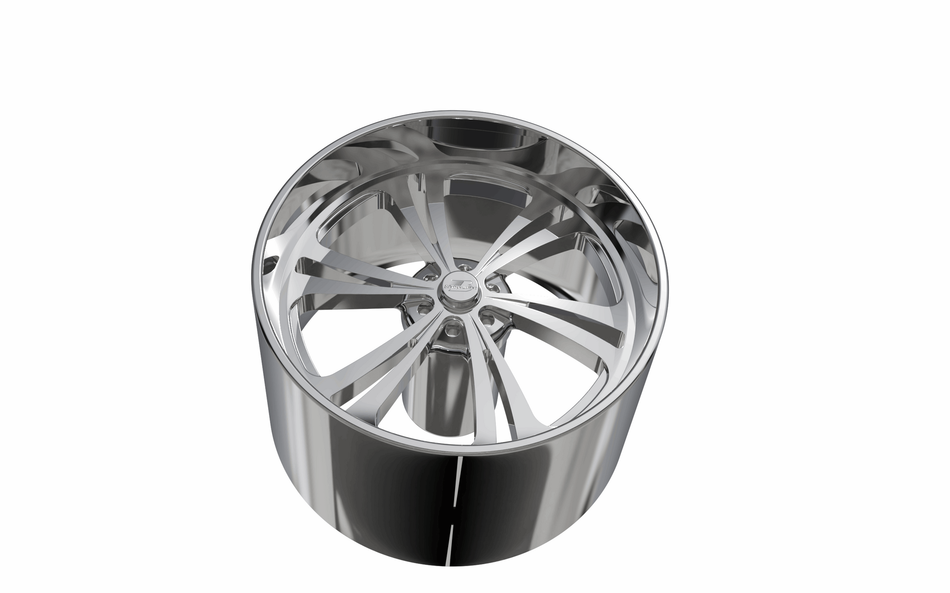 STL FILE BILLET SPECIALTIES SLG56 - SWEEP 6 wheel 3D MODEL - ARTISTIT