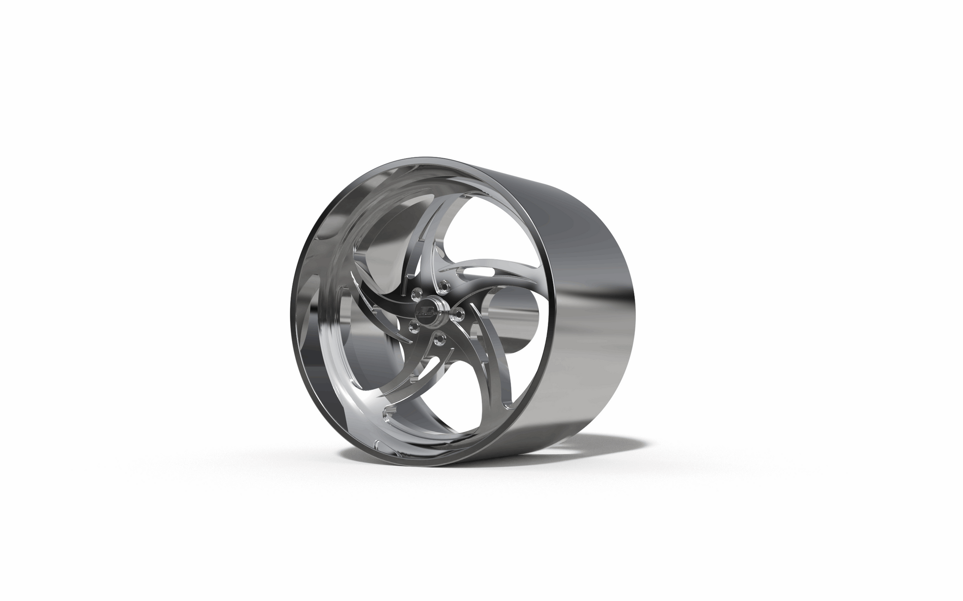 STL FILE BILLET SPECIALTIES SLG85 - HURRICANE wheel 3D MODEL - ARTISTIT