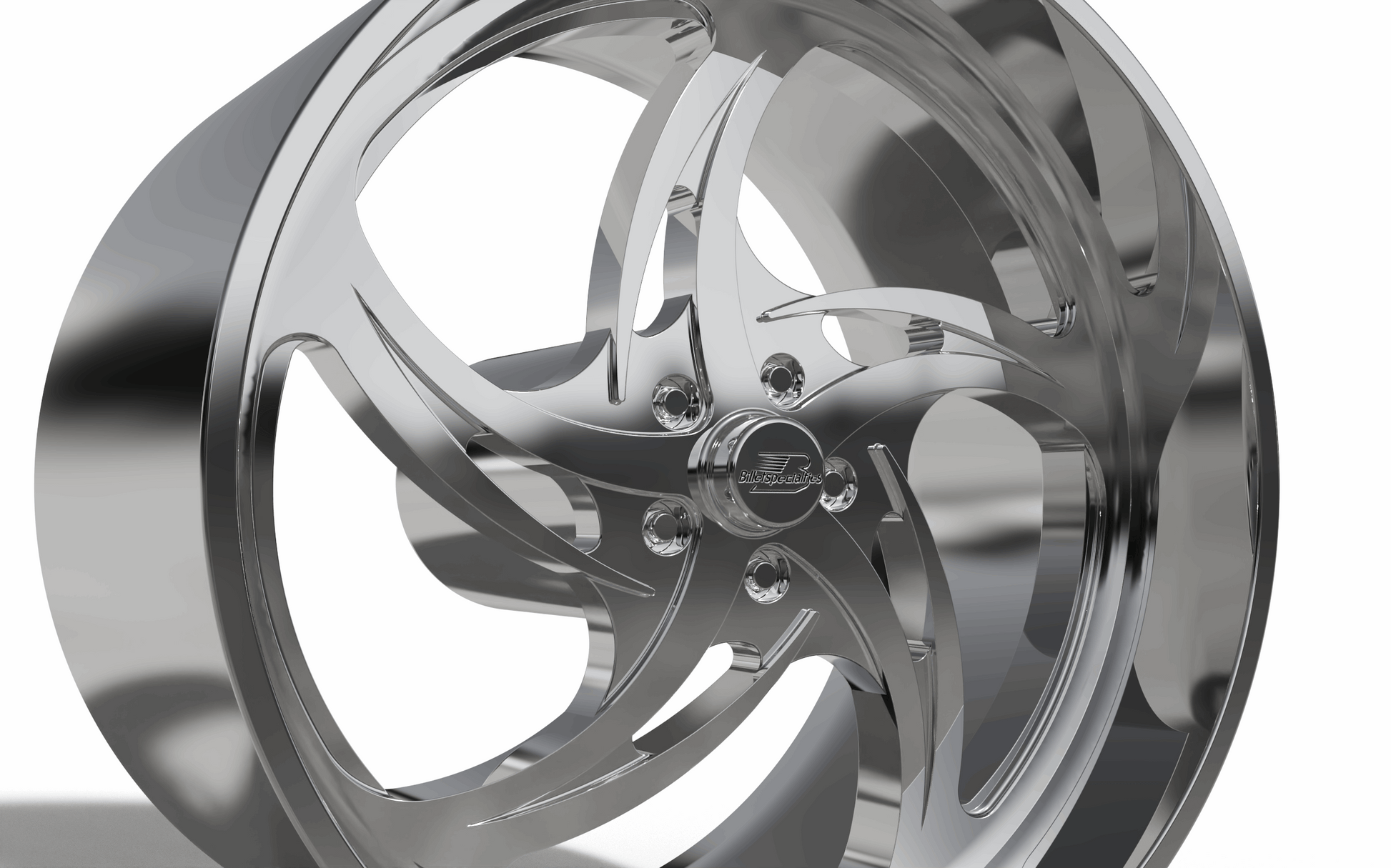 STL FILE BILLET SPECIALTIES SLG85 - HURRICANE wheel 3D MODEL - ARTISTIT