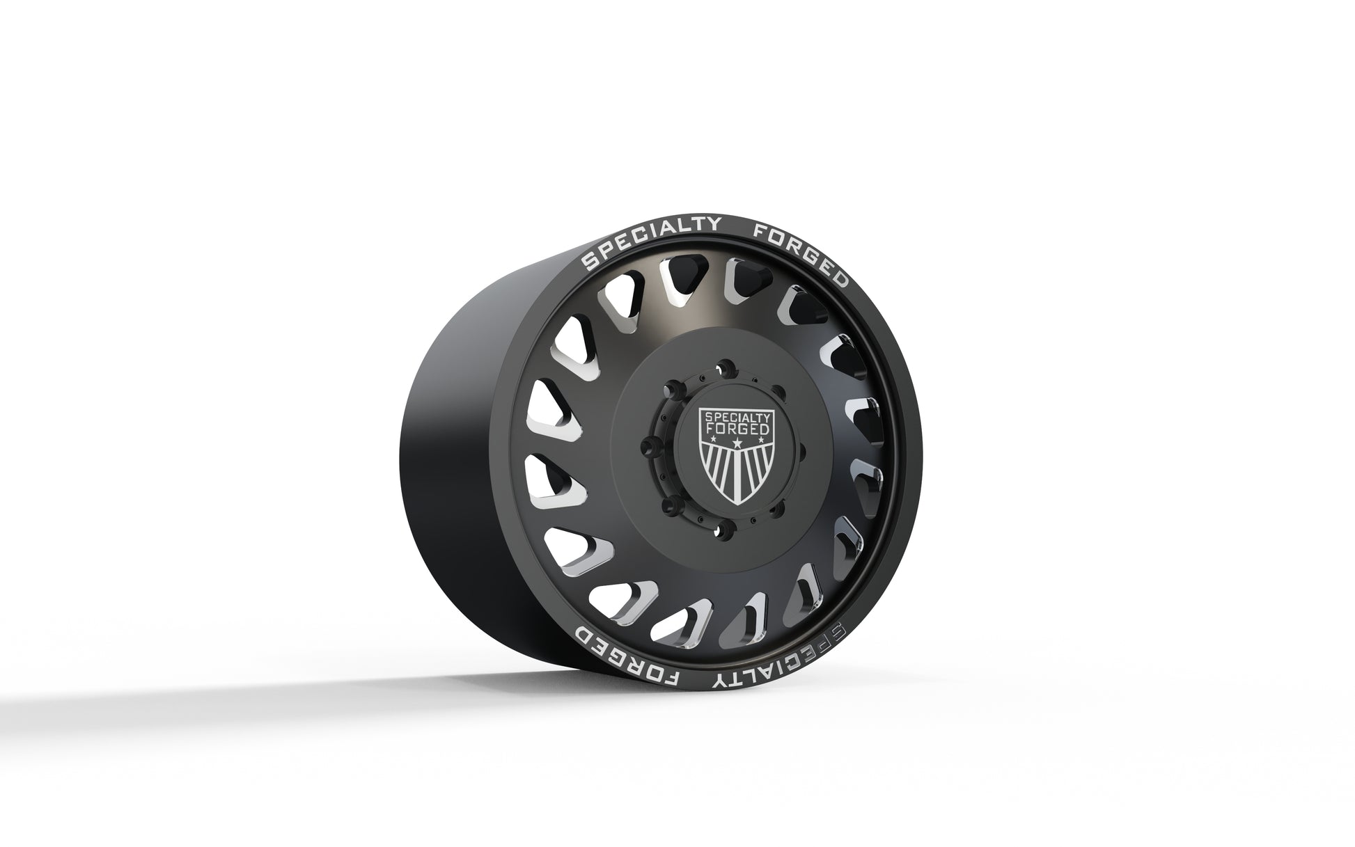 STL FILE FRONT SPECIALITY FORGED D001 DUALLY WHEEL 3D MODEL - ARTISTIT