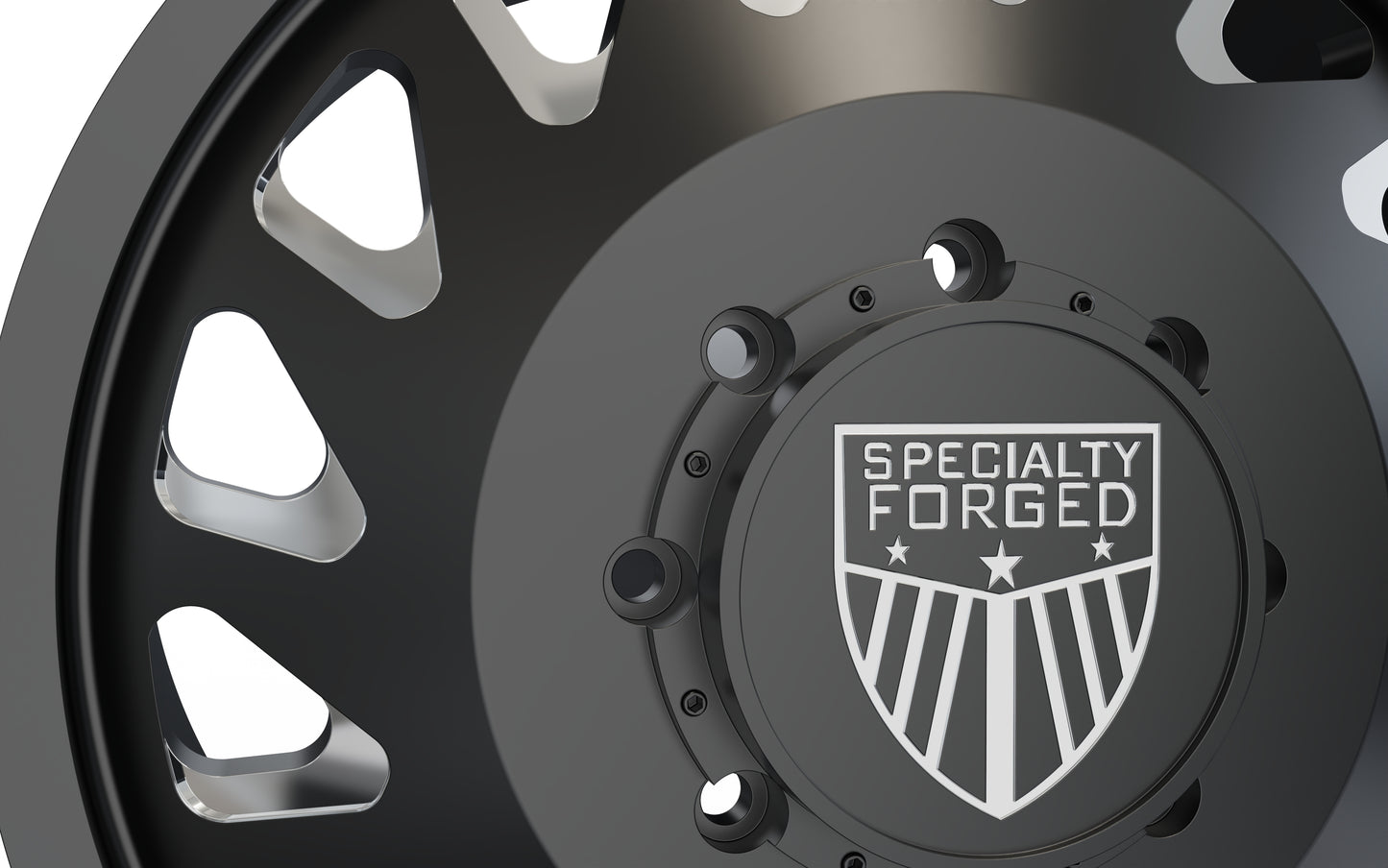 STL FILE FRONT SPECIALITY FORGED D001 DUALLY WHEEL 3D MODEL - ARTISTIT