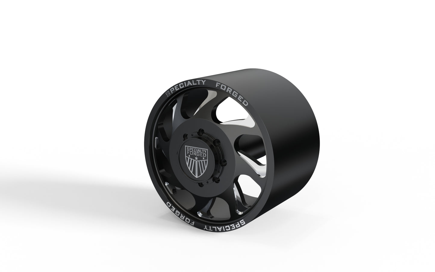 STL FILE FRONT SPECIALITY FORGED D006 DUALLY WHEEL 3D MODEL - ARTISTIT
