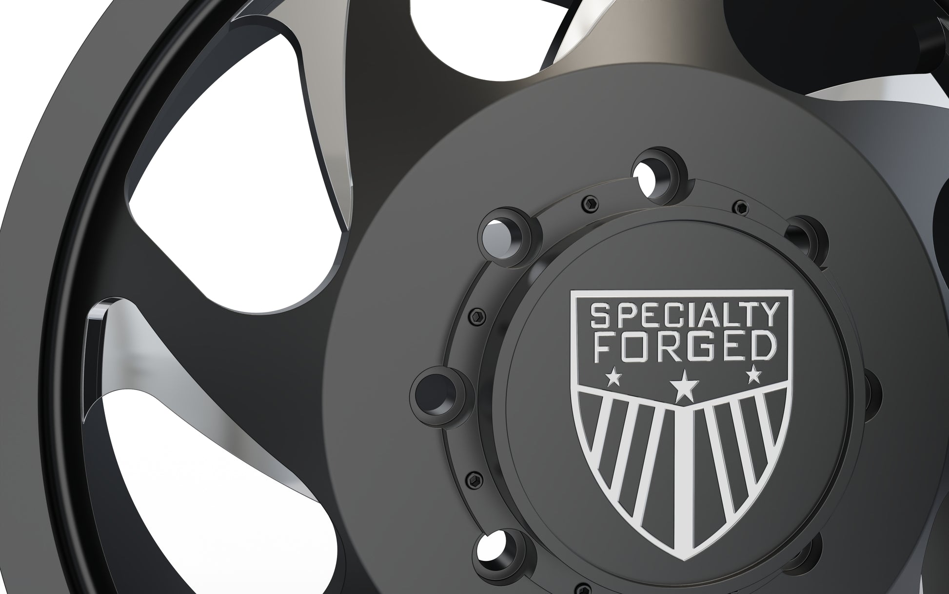 STL FILE FRONT SPECIALITY FORGED D006 DUALLY WHEEL 3D MODEL - ARTISTIT