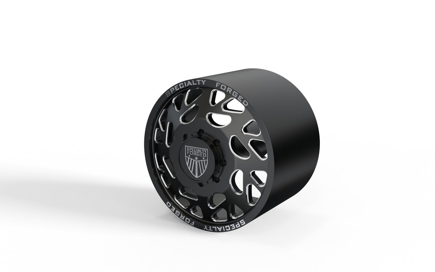 STL FILE FRONT SPECIALITY FORGED D008 DUALLY WHEEL 3D MODEL - ARTISTIT