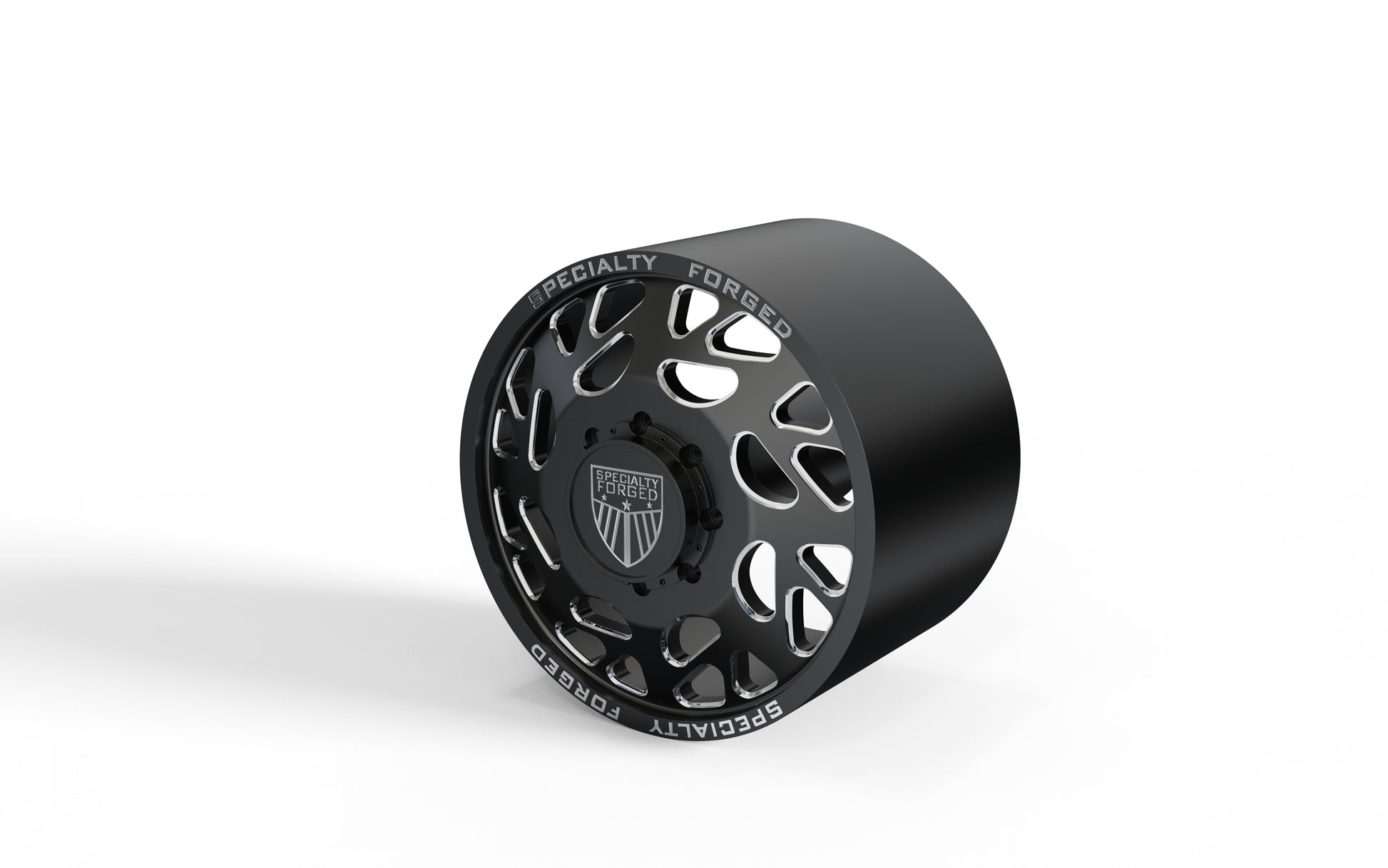 STL FILE FRONT SPECIALITY FORGED D008 DUALLY WHEEL 3D MODEL - ARTISTIT