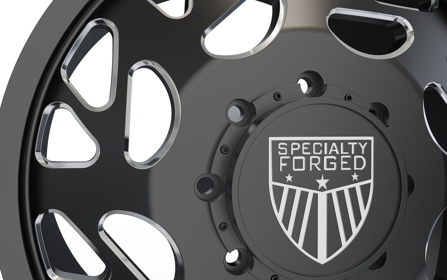 STL FILE FRONT SPECIALITY FORGED D008 DUALLY WHEEL 3D MODEL - ARTISTIT