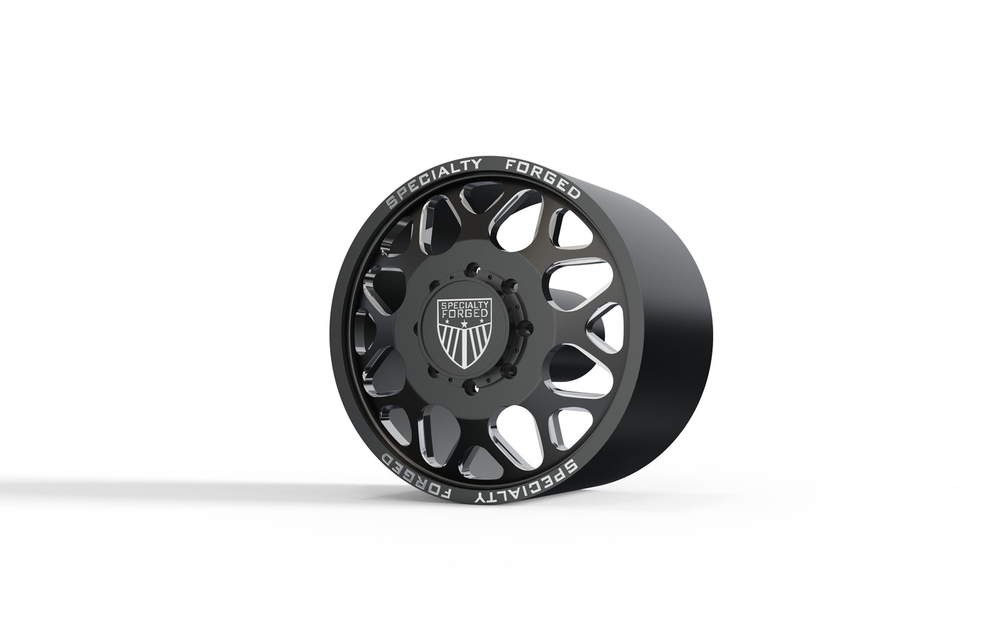 STL FILE FRONT SPECIALITY FORGED D009 DUALLY WHEEL 3D MODEL - ARTISTIT