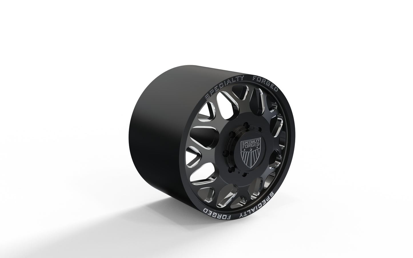 STL FILE FRONT SPECIALITY FORGED D009 DUALLY WHEEL 3D MODEL - ARTISTIT