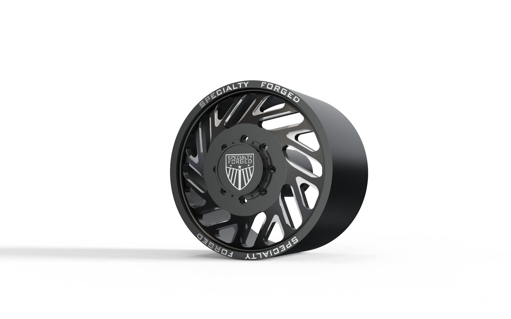 STL FILE FRONT SPECIALITY FORGED D015 DUALLY WHEEL 3D MODEL - ARTISTIT
