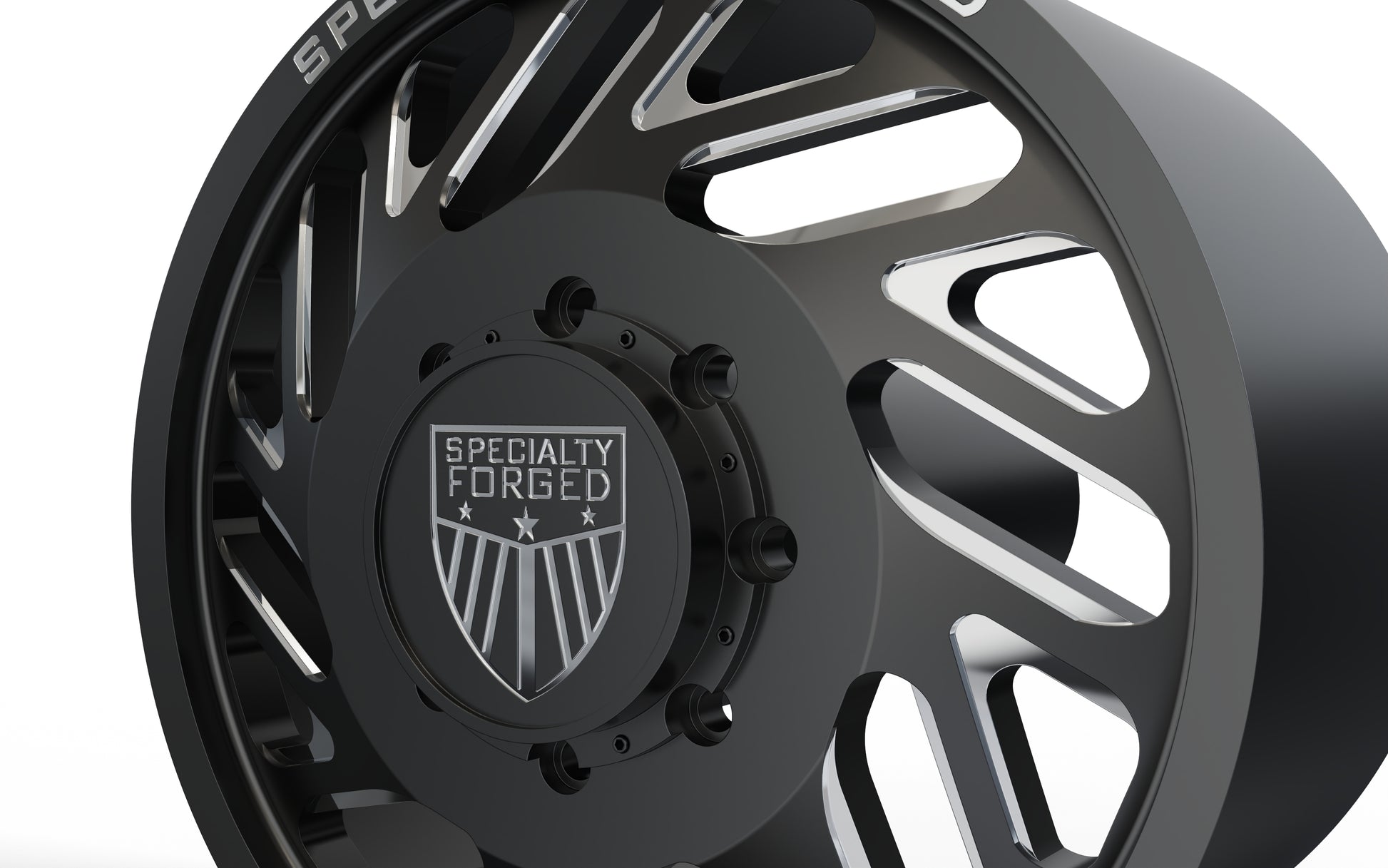 STL FILE FRONT SPECIALITY FORGED D015 DUALLY WHEEL 3D MODEL - ARTISTIT