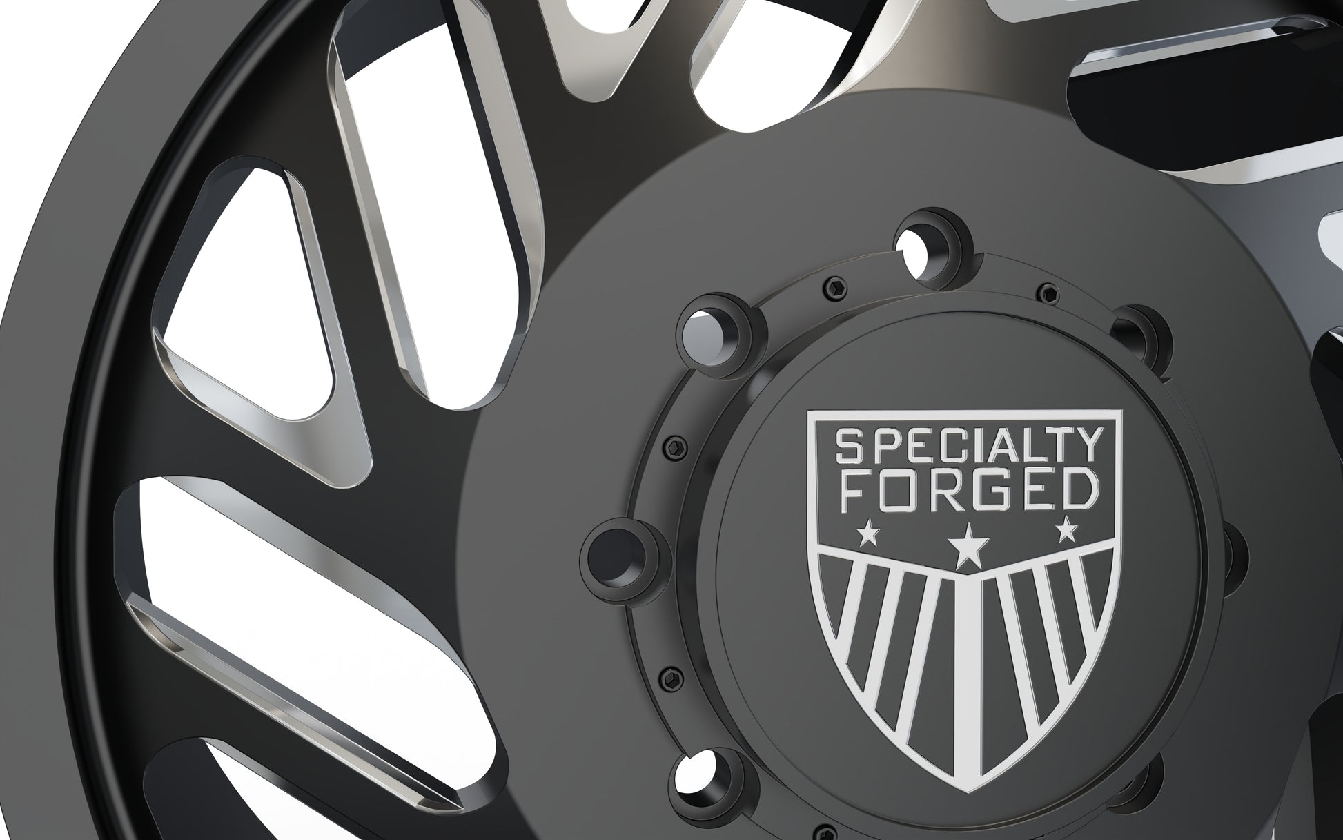 STL FILE FRONT SPECIALITY FORGED D015 DUALLY WHEEL 3D MODEL - ARTISTIT