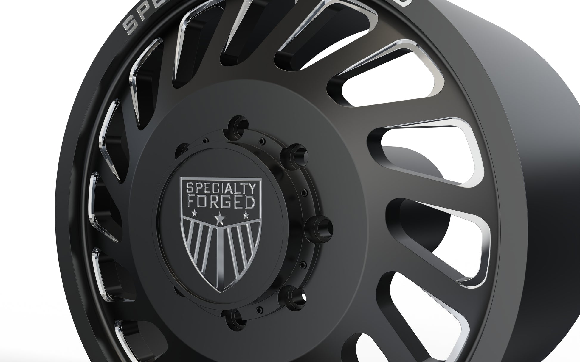 STL FILE FRONT SPECIALITY FORGED D017 DUALLY WHEEL 3D MODEL - ARTISTIT