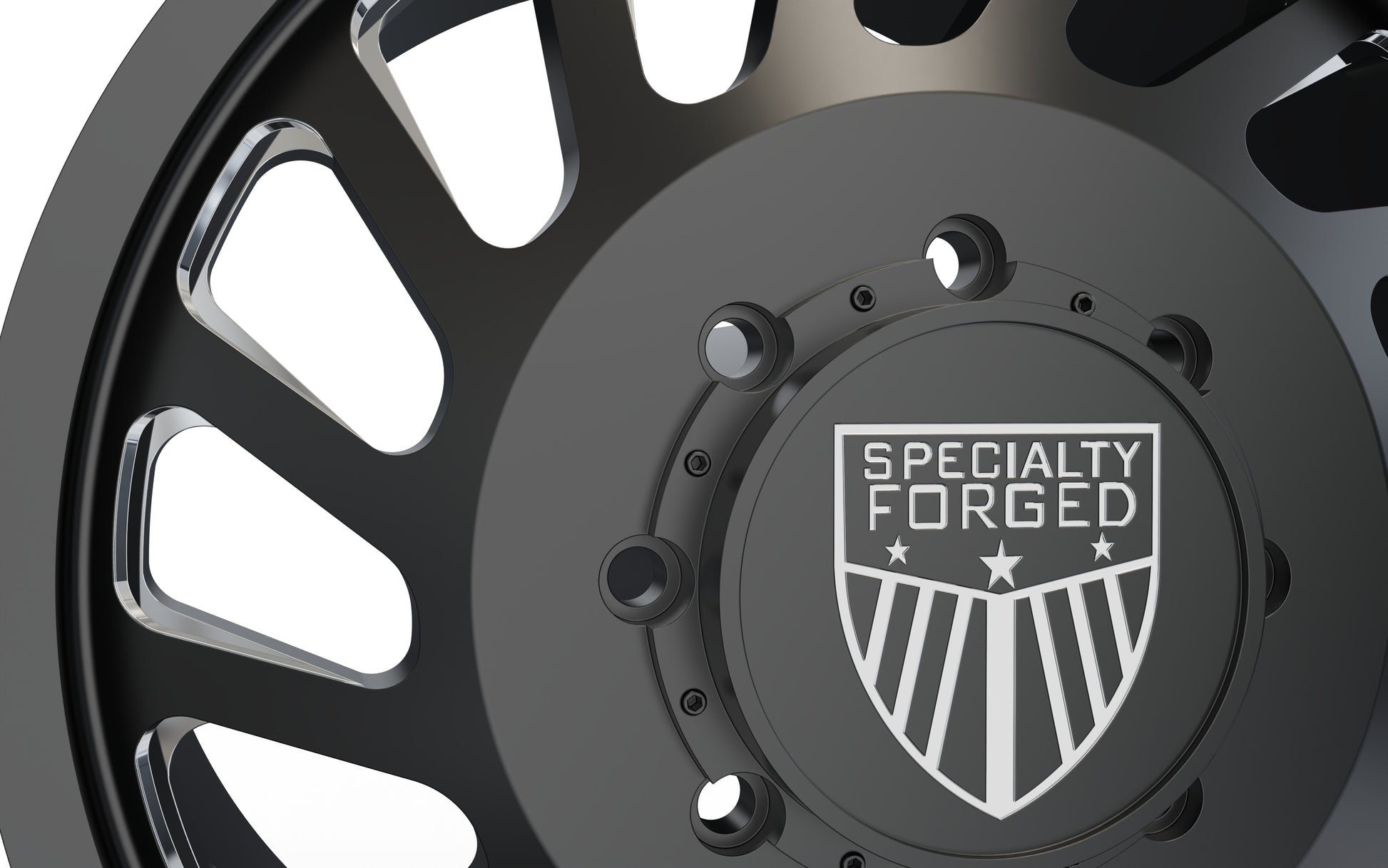 STL FILE FRONT SPECIALITY FORGED D017 DUALLY WHEEL 3D MODEL - ARTISTIT