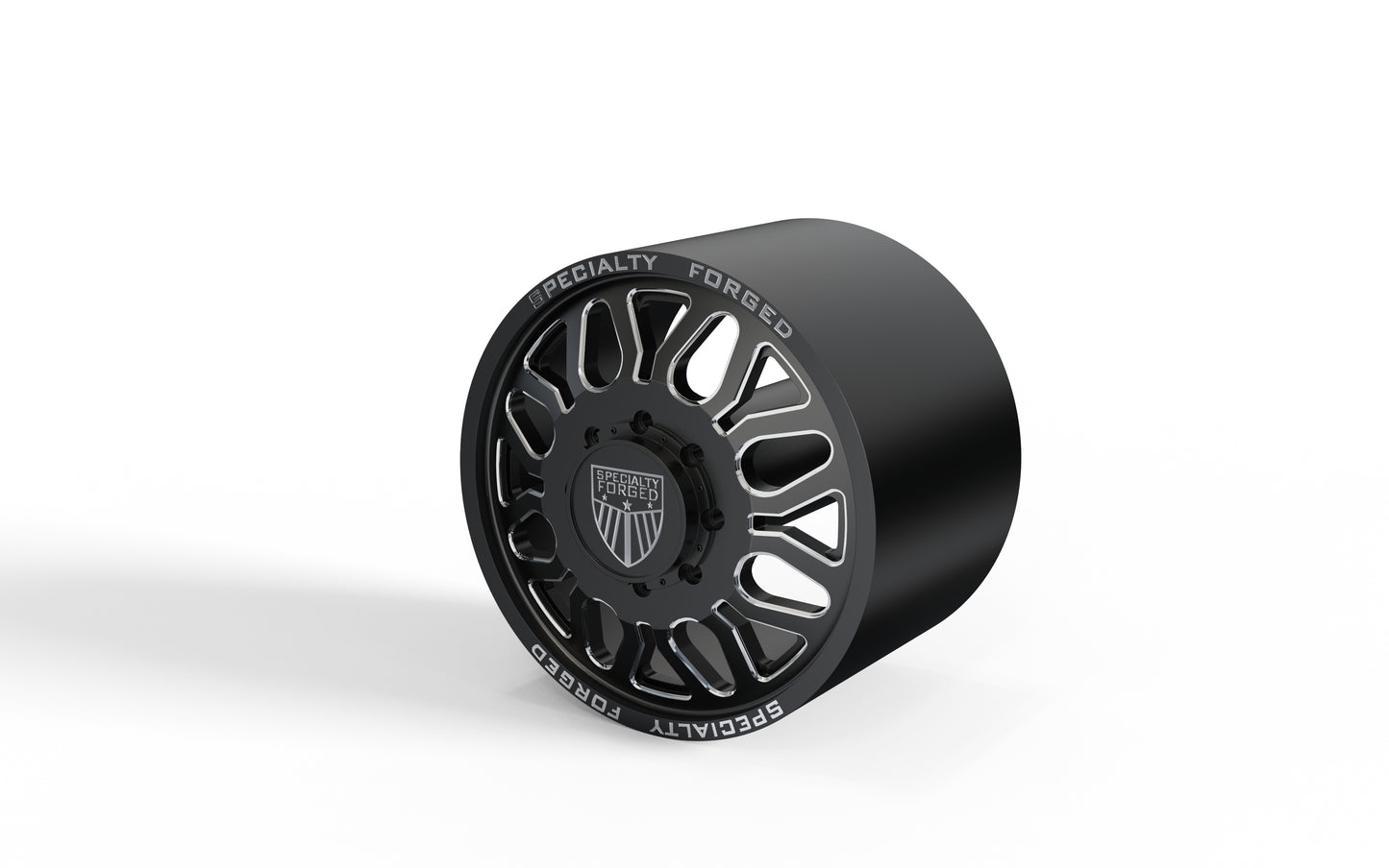 STL FILE FRONT SPECIALITY FORGED D023 DUALLY WHEEL 3D MODEL - ARTISTIT