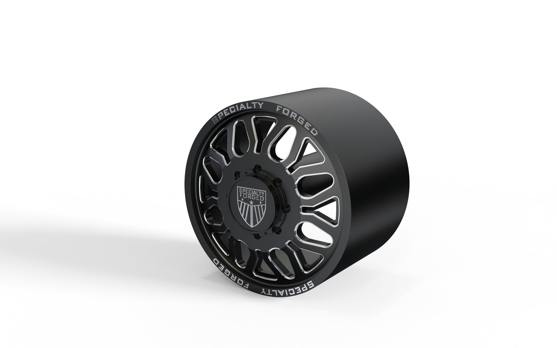 STL FILE FRONT SPECIALITY FORGED D023 DUALLY WHEEL 3D MODEL - ARTISTIT