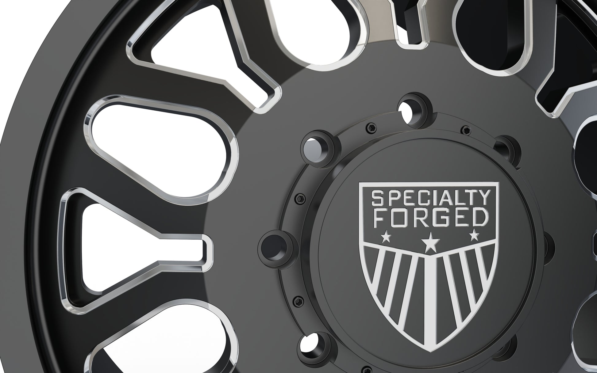 STL FILE FRONT SPECIALITY FORGED D023 DUALLY WHEEL 3D MODEL - ARTISTIT