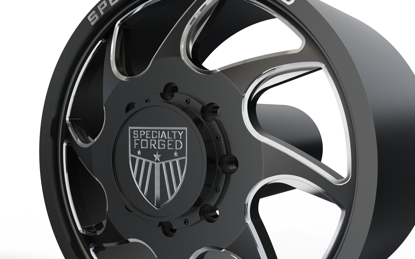 STL FILE FRONT SPECIALITY FORGED D032 DUALLY WHEEL 3D MODEL - ARTISTIT