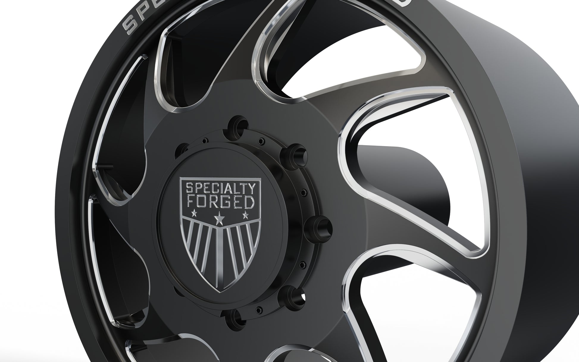 STL FILE FRONT SPECIALITY FORGED D032 DUALLY WHEEL 3D MODEL - ARTISTIT