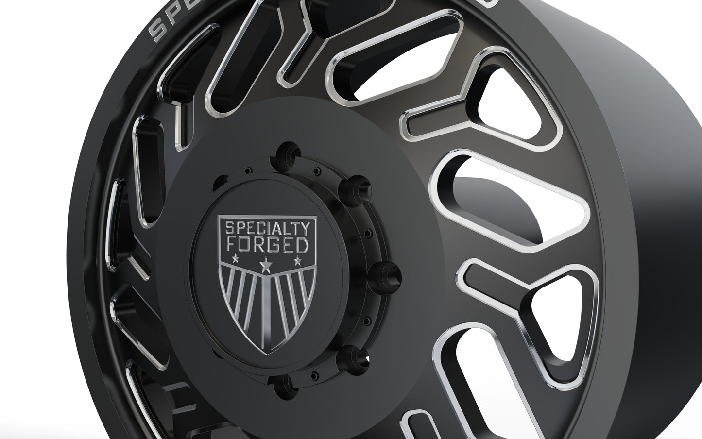 STL FILE FRONT SPECIALITY FORGED D035 DUALLY WHEEL 3D MODEL - ARTISTIT