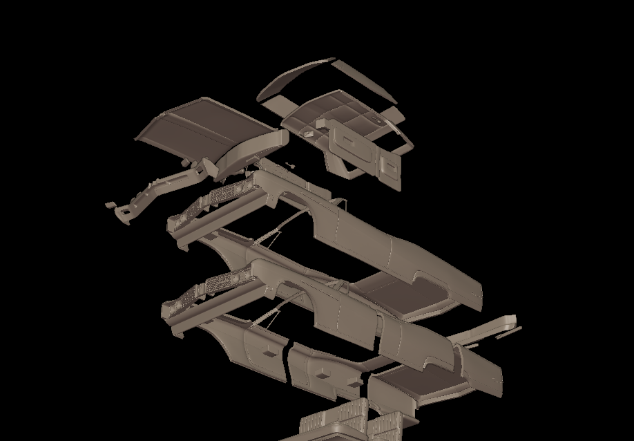 buick electra 225 1968 convertable 3d print model