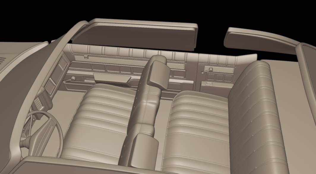 STL FILE chevrolet caprice classic 1975 3d print model - ARTISTIT