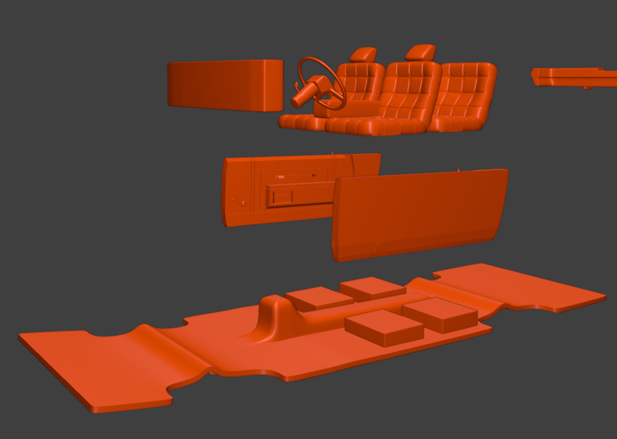 STL FILE 1985 oldsmobile delta 88-royale coupe 2 doors 3D model - ARTISTIT