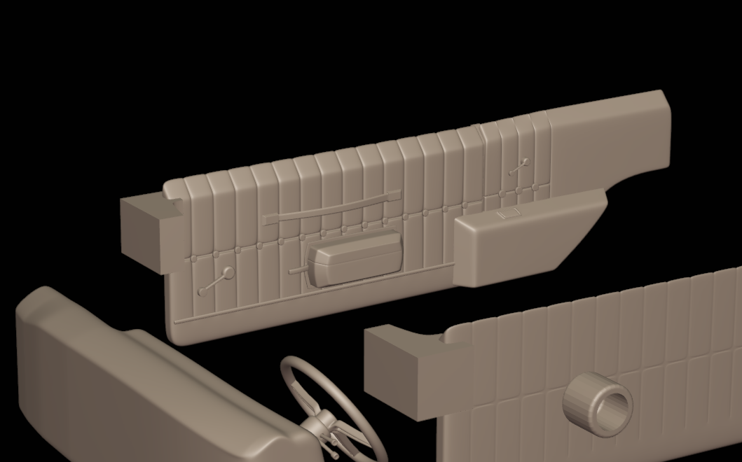 CHEVROLET MONTE CARLO 1972 3D PRINT MODEL
