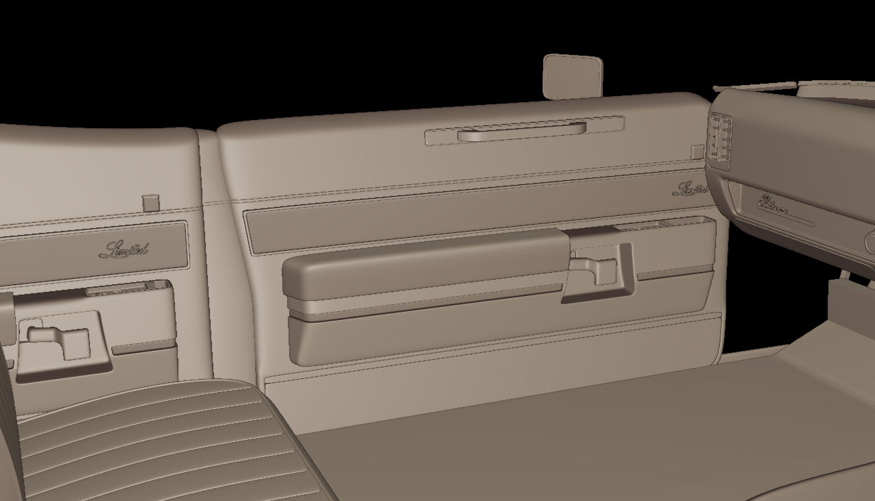 buick electra 225 1968 two doors 3d print model
