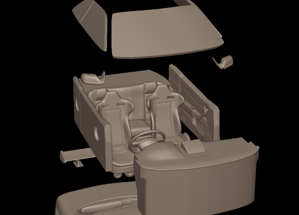 STL FILE custom 2002 NISSAN SKYLINE R 34 v1 3D PRINT MODEL - ARTISTIT