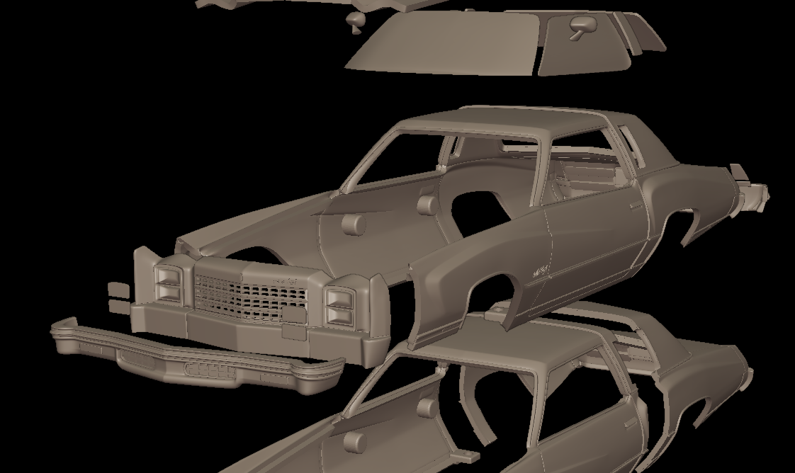 STL FILE CHEVROLET MONTE CARLO 1976 3D PRINT MODEL - ARTISTIT