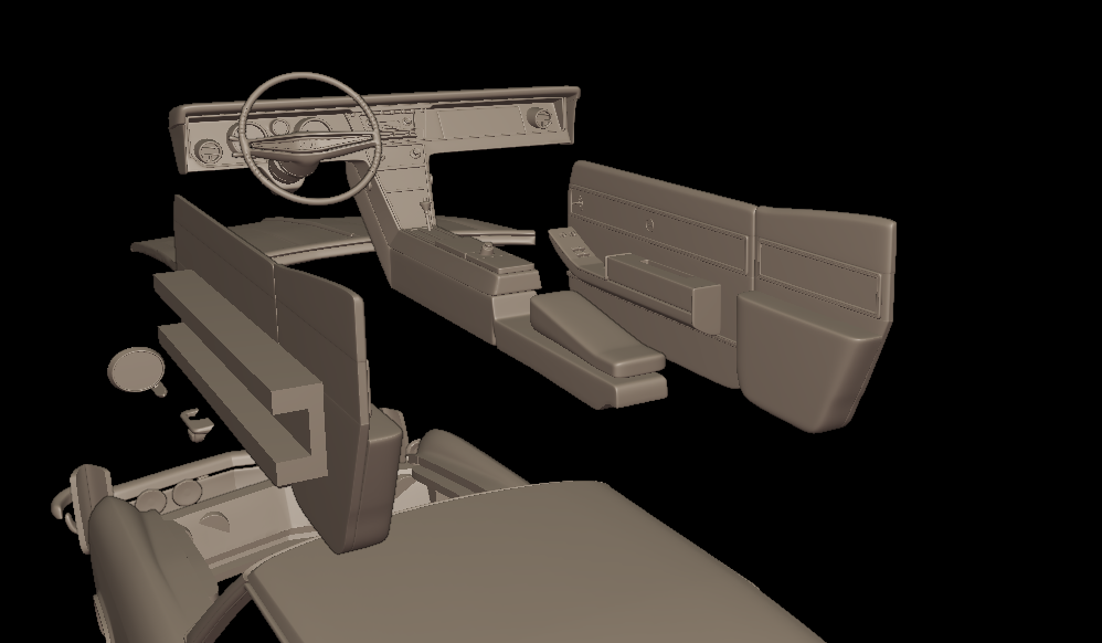 BUICK RIVIERA 1963 3d print model