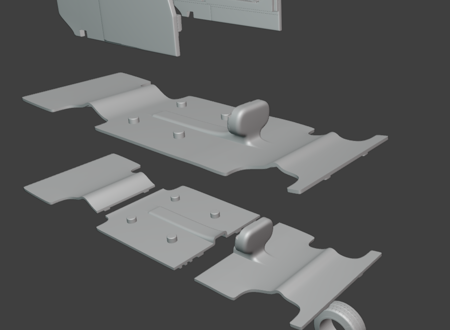 STL FILE 1966 cadillac coupe de ville 3d print model - ARTISTIT
