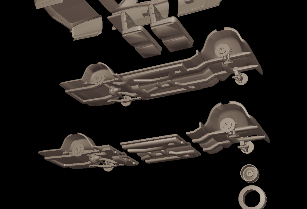 buick electra 225 1968 two doors 3d print model