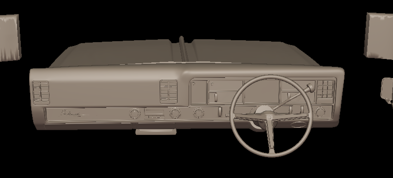 buick electra 225 1968 four doors 3d print model
