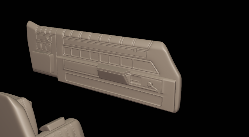 STL FILE chevrolet caprice convertible 1973 3d print model - ARTISTIT