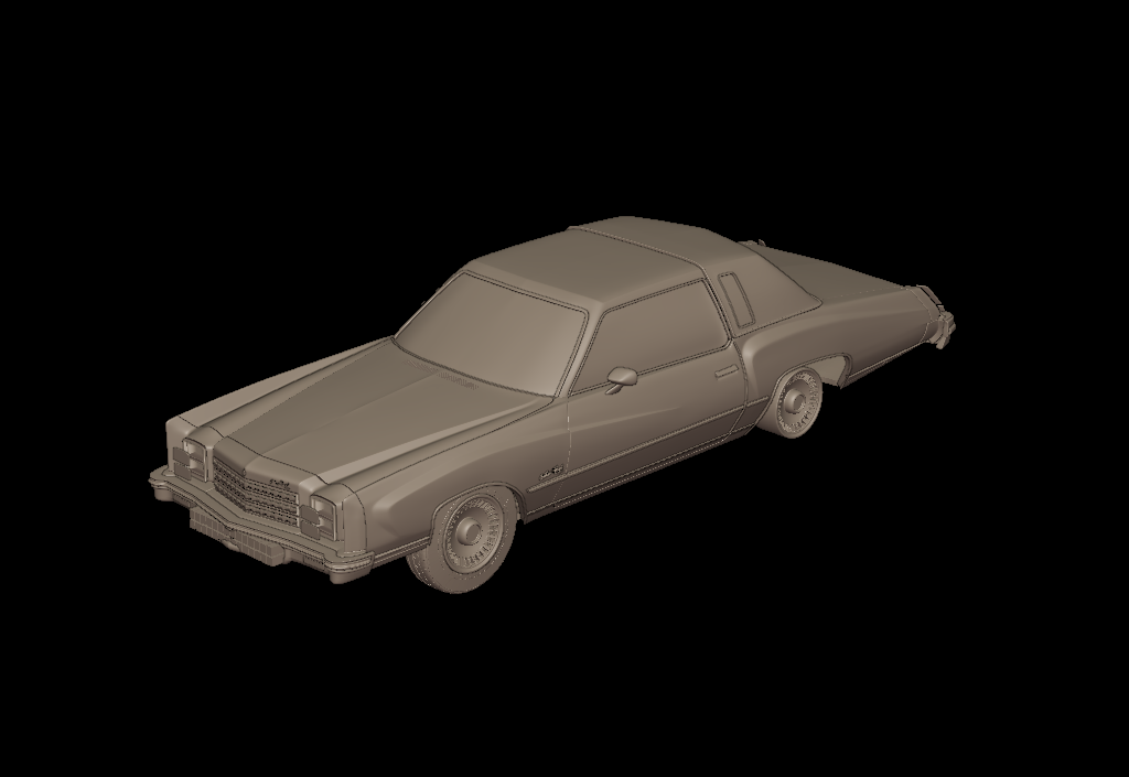 STL FILE CHEVROLET MONTE CARLO 1976 3D PRINT MODEL - ARTISTIT