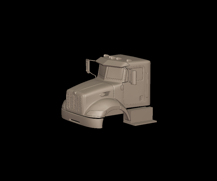 STL FILE peterbilt 335 2005 TRUCK 3D PRINT MODEL - ARTISTIT