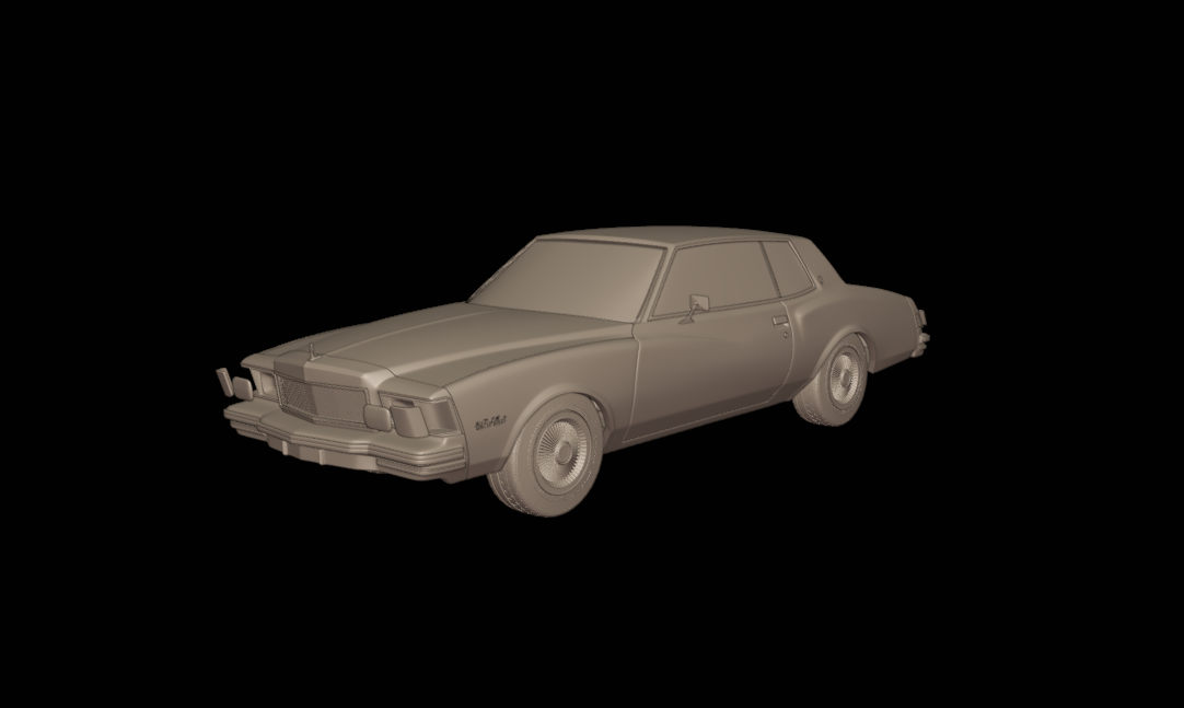 STL FILE chevrolet monte carlo 1978 3d print model - ARTISTIT