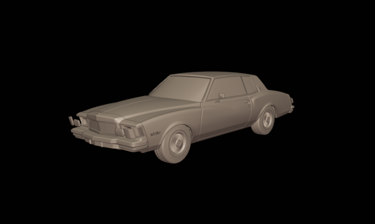 STL FILE chevrolet monte carlo 1978 3d print model - ARTISTIT