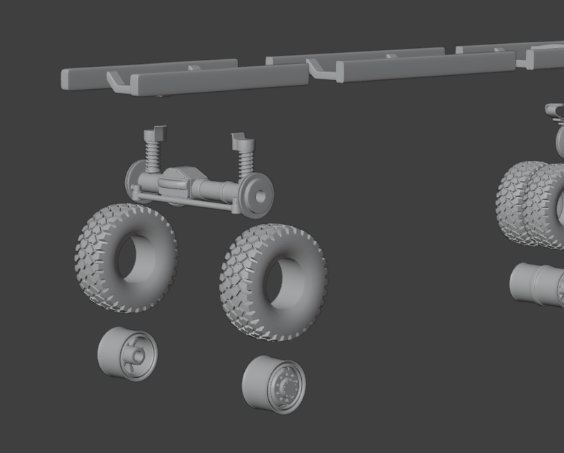 STL FILE CHEVROLET COE TRUCK 1949 V4 - ARTISTIT